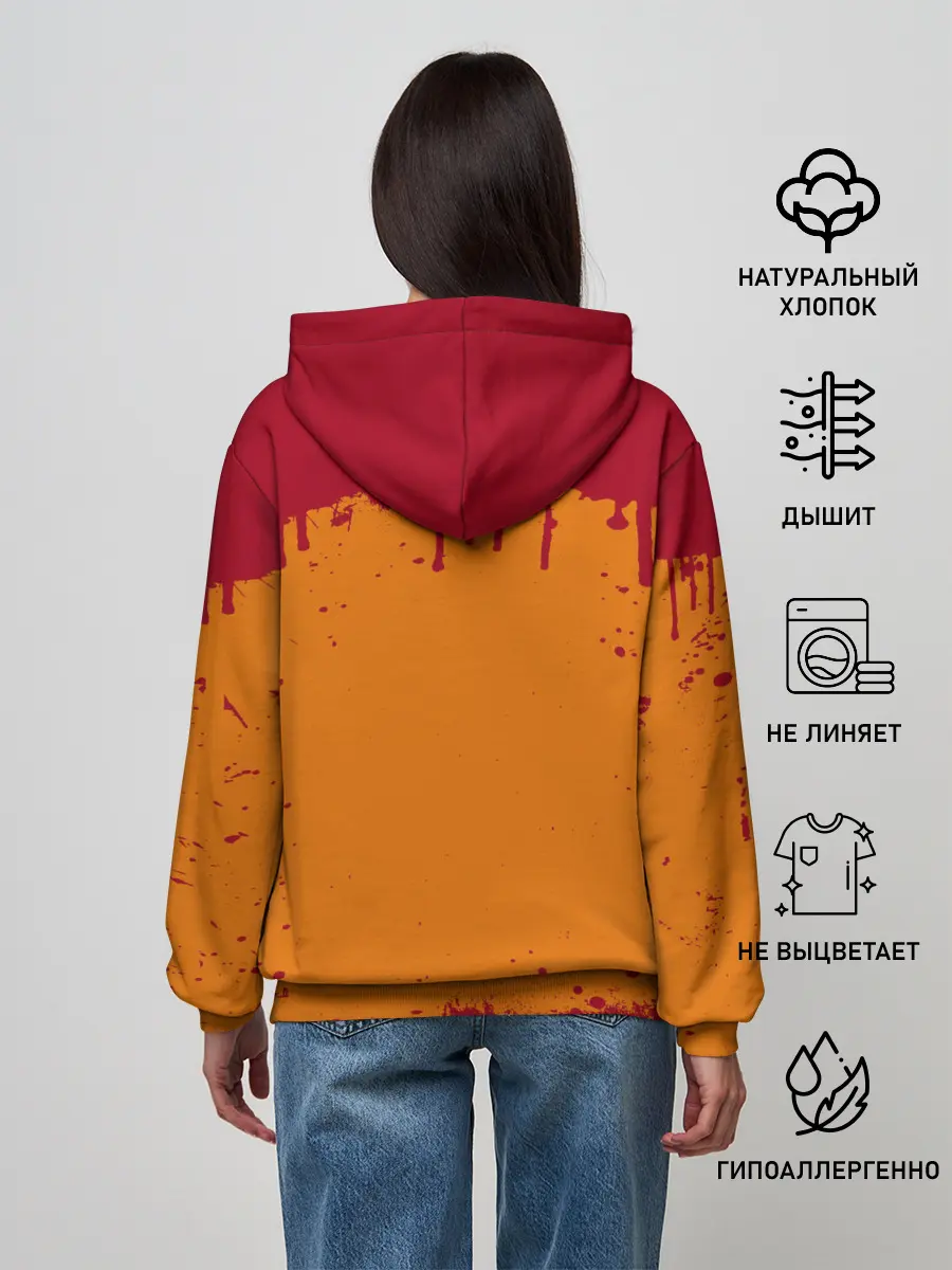 Женское худи / ЛЕТУЧАЯ КОТОМЫШЬ | ХЭЛЛОУИН