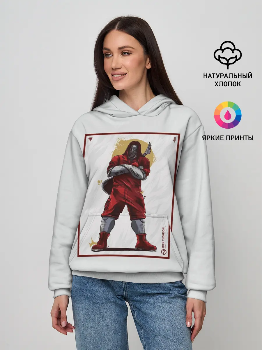 Женское худи / SLIPKNOT | Mick Thomson