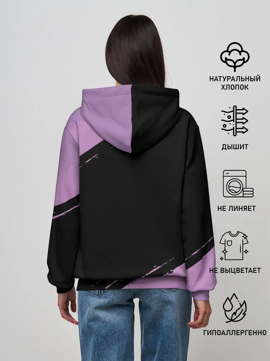 Женское худи / Dab Unicorn Halloween