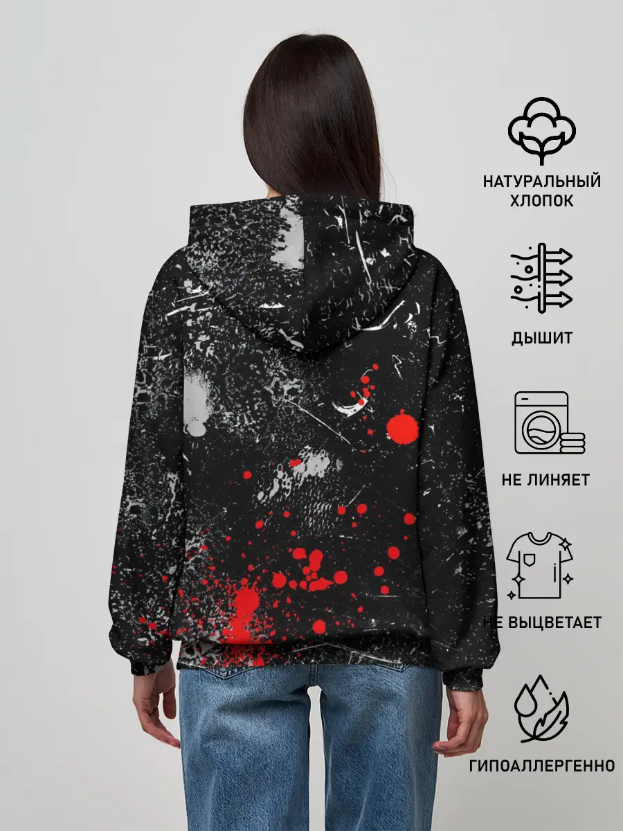 Женское худи / Рок Группа Слипкнот | Slipknot Гранж