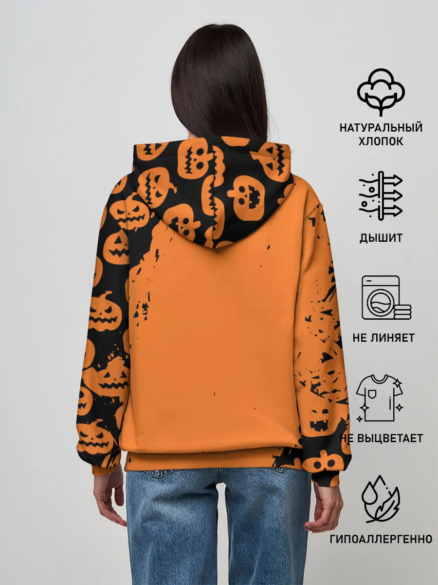 Женское худи / Далматинец в шляпе | Хэллоуин