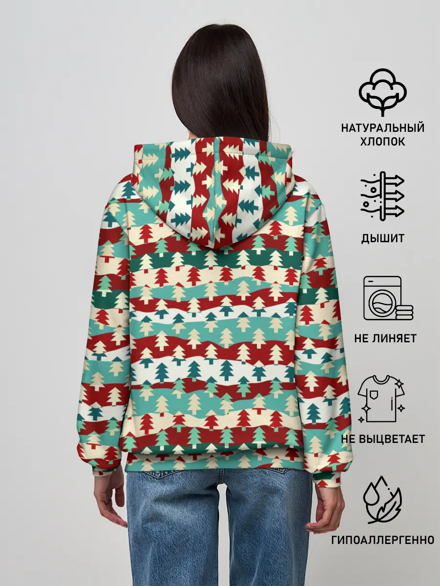 Женское худи / Ёлочки