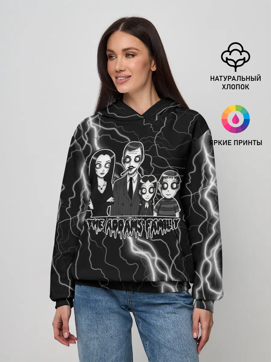 Женское худи / Addams family | Семейка Аддамс