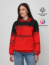 Женское худи / КРАСНЫЙ ГРАНЖ | RED GRUNGE