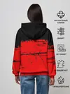 Женское худи / КРАСНЫЙ ГРАНЖ | RED GRUNGE