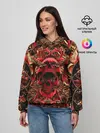 Женское худи / Череп красного демона