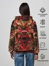 Женское худи / Череп красного демона