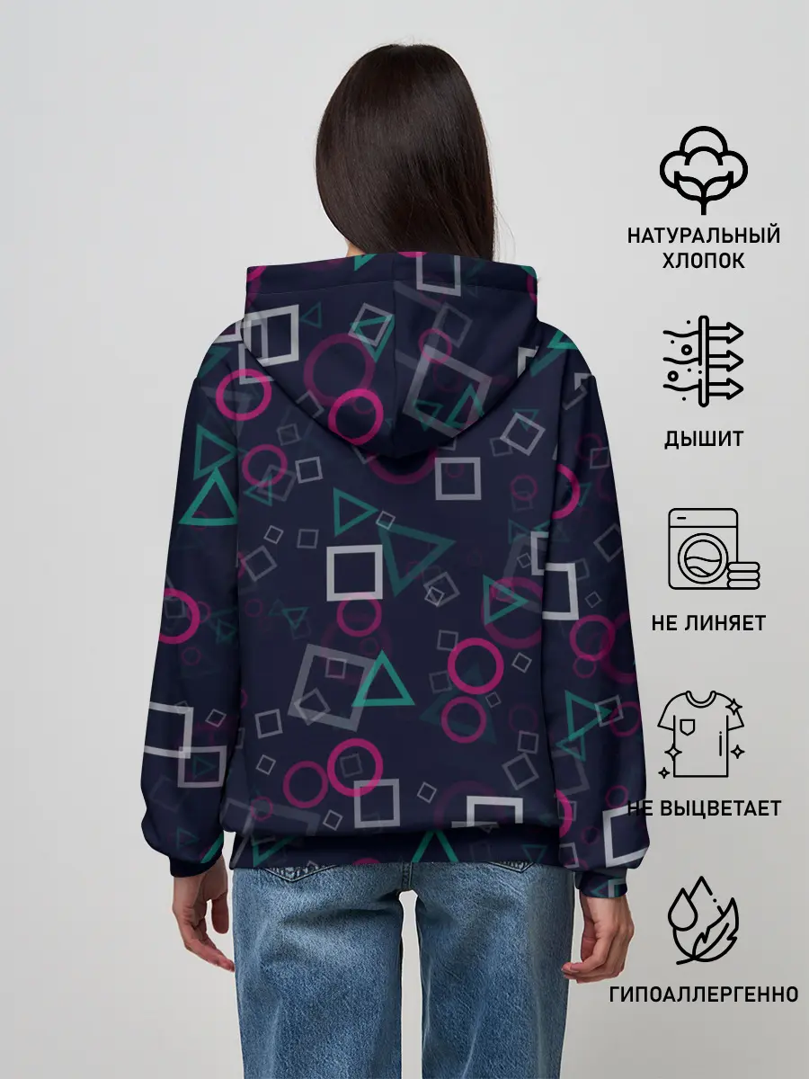 Женское худи / ЛОГОТИП | ИГРА В КАЛЬМАРА