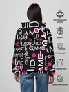 Женское худи / SQUID GAME ЛОГО PINK