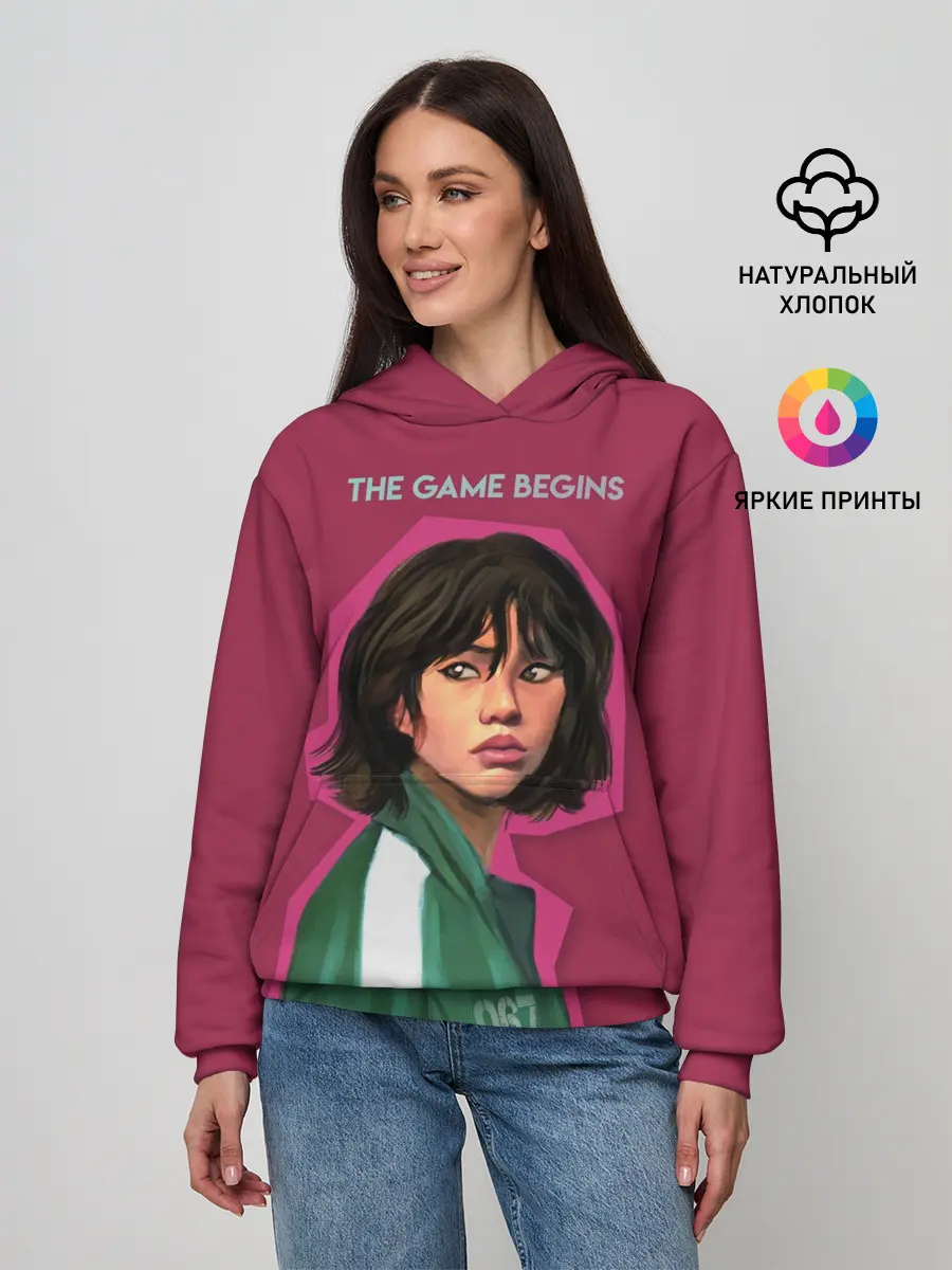 Женское худи / Игрок Ojingeo geim.