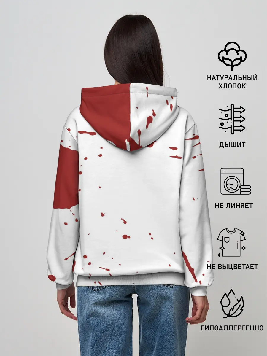 Женское худи / blood have a killer day Dexter