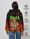 Женское худи / Time to chill in fire