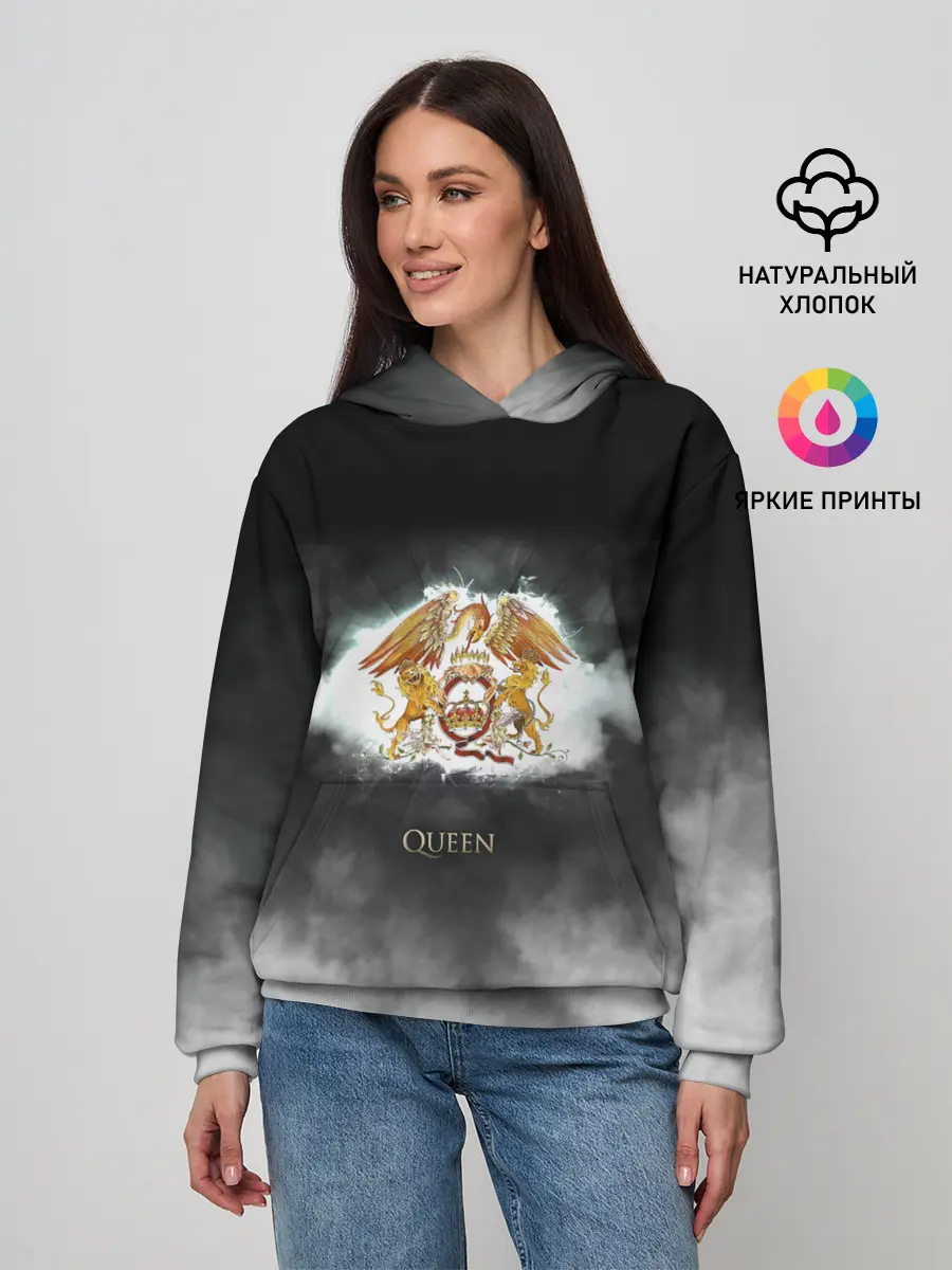 Женское худи / Логотип группы Queen