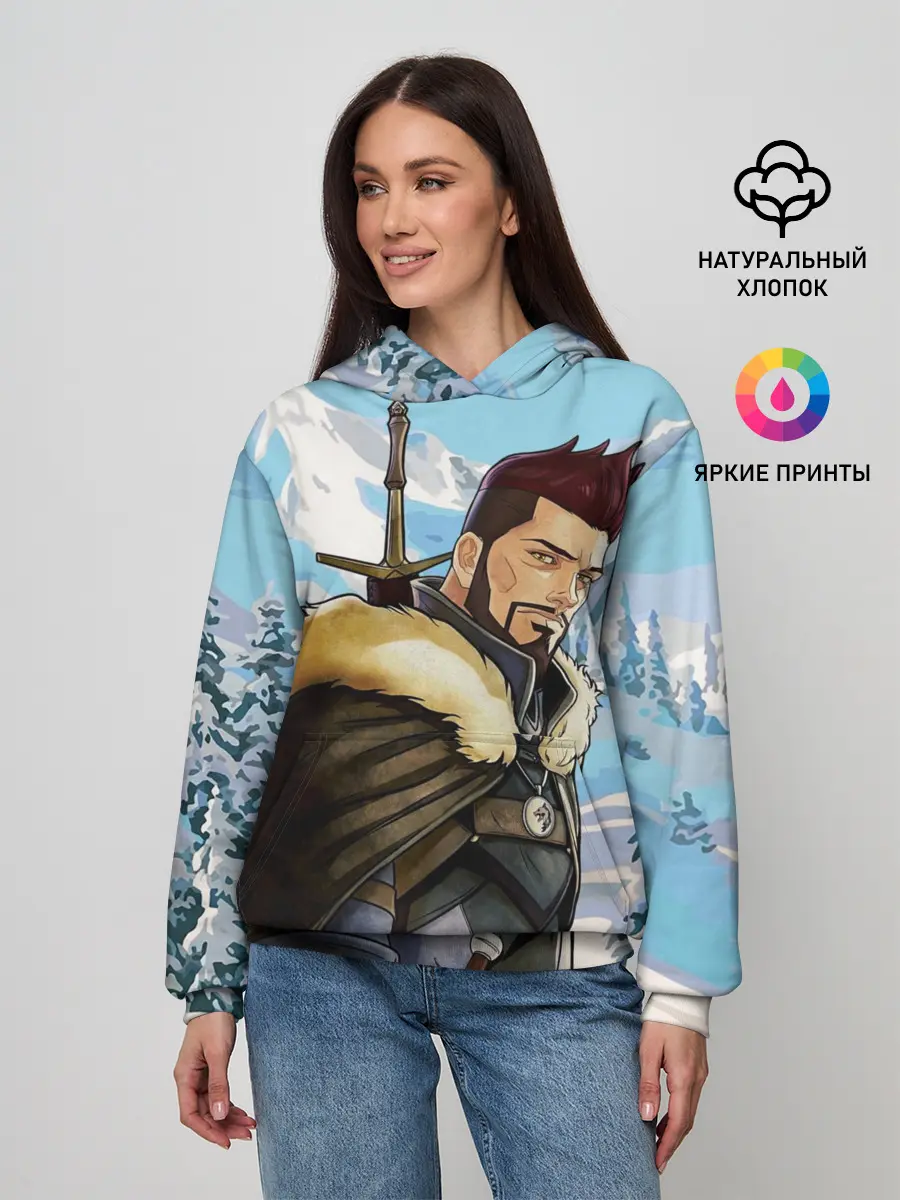 Женское худи / Весемир, Ведьмак