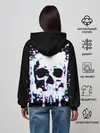 Женское худи / Мерцающий череп