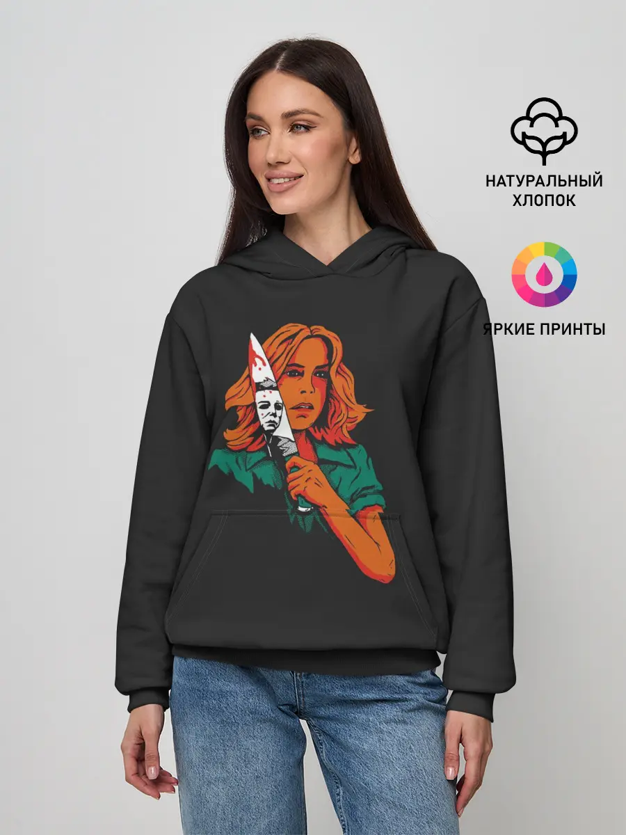 Женское худи / Лори. Хэллоуин