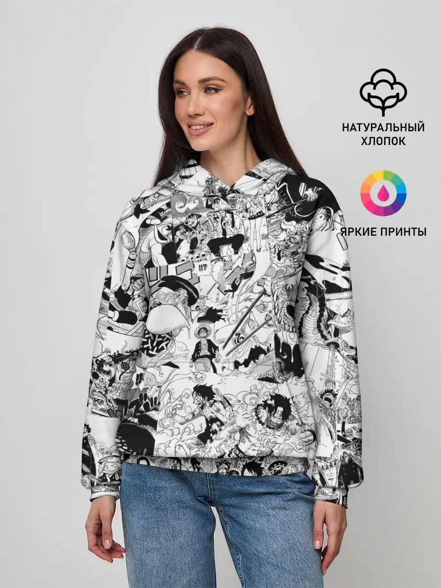 Женское худи / One Piece Манга страницы