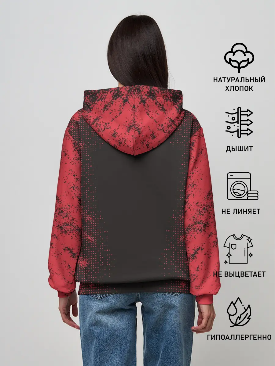 Женское худи / ИГРА В КАЛЬМАРА | СОТРУДНИК ТРЕУГОЛЬНИК