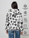 Женское худи / DESTINY 2 LOGO PATTERN / ДЕСТИНИ
