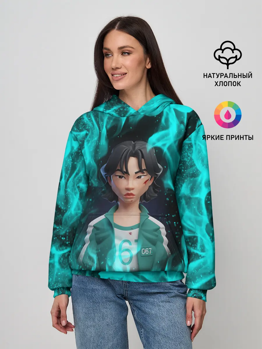 Женское худи / Кан Сэ Бёк 3D ART | 067