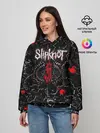 Женское худи / Slipknot Rock | Слипкнот Музыка Рок Гранж