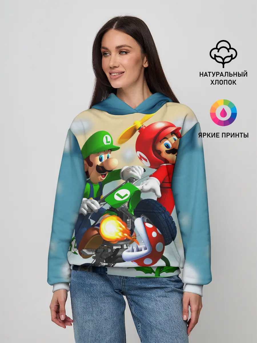 Женское худи / MarioHelmet