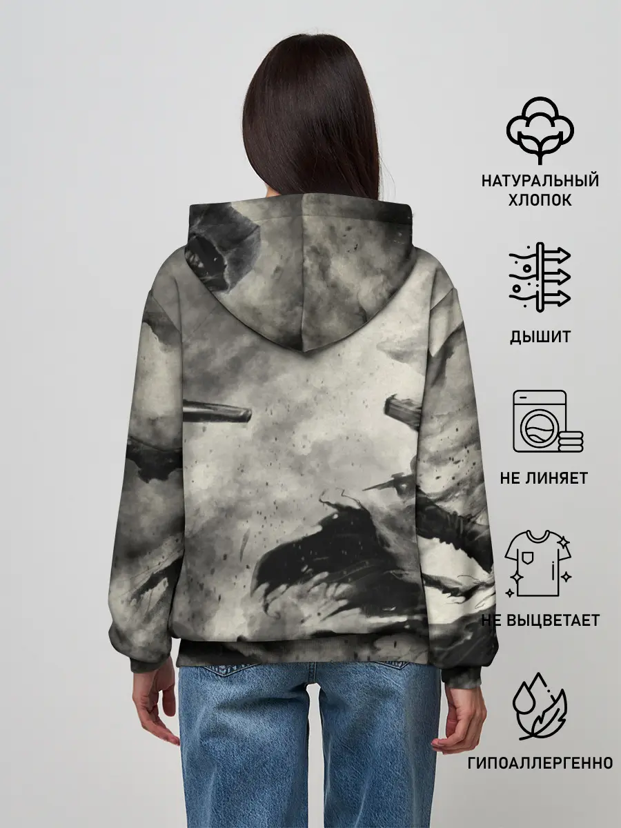 Женское худи / DESTINY 2 ТЁМНЫЕ СИЛЫ / CAYDE 6