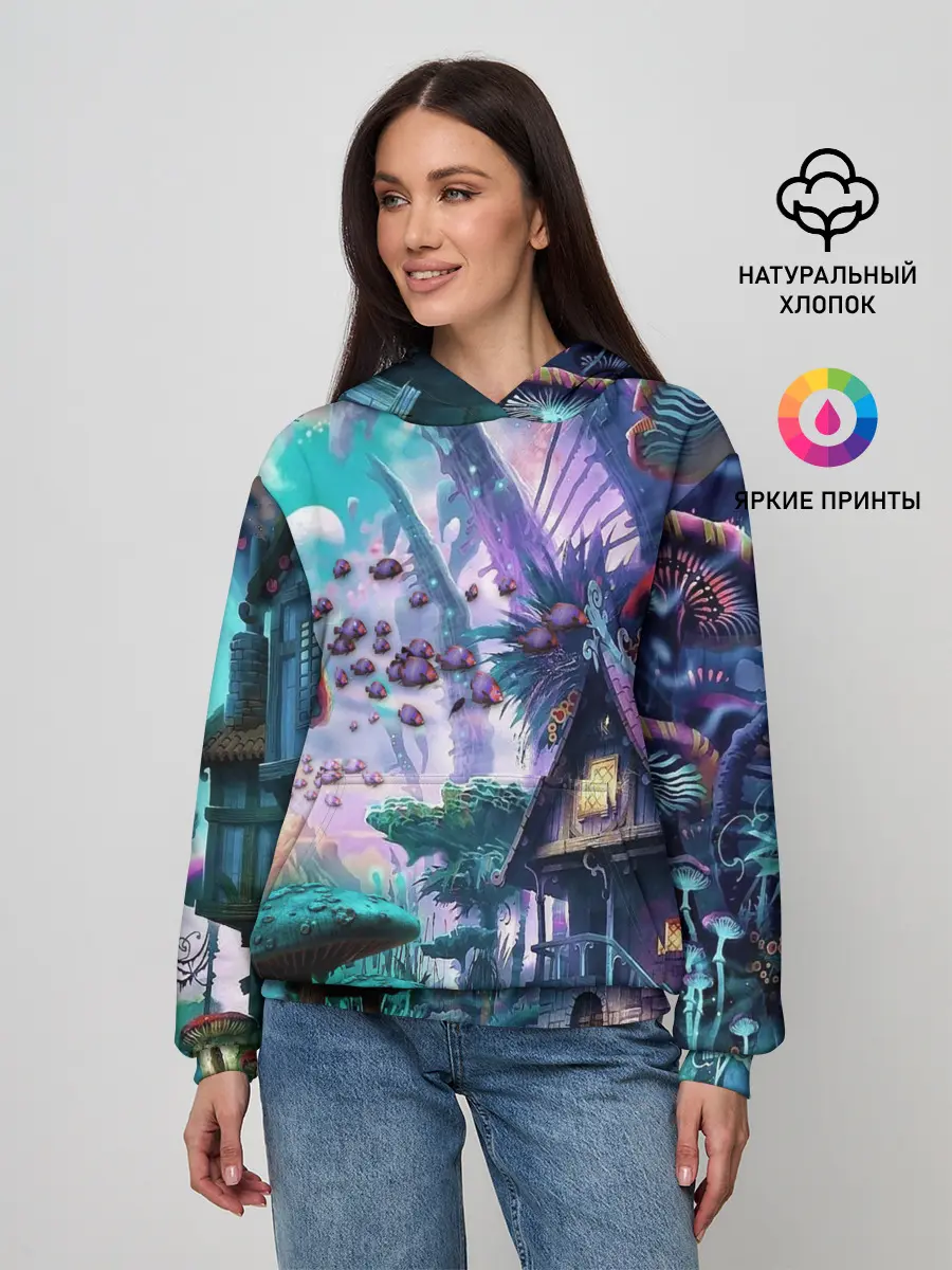 Женское худи / FantasyFish