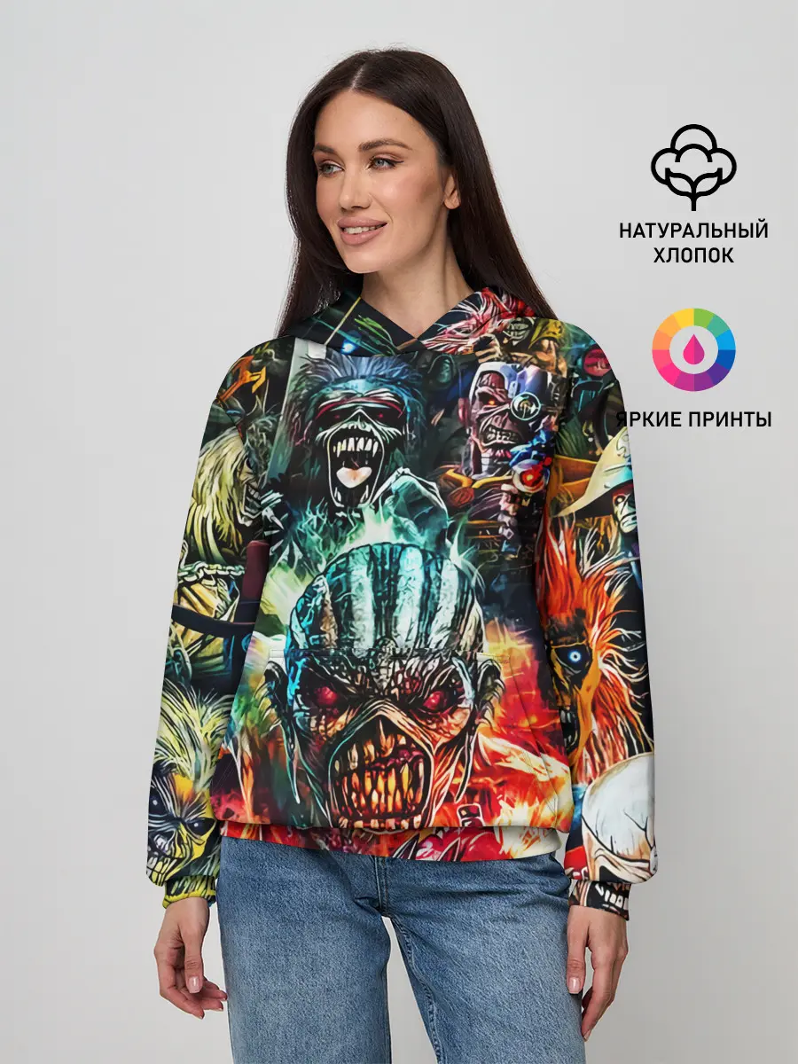 Женское худи / Iron Maiden