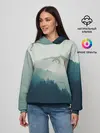 Женское худи / ДРАКОНЫ НАД ЛЕСОМ / DRAGON