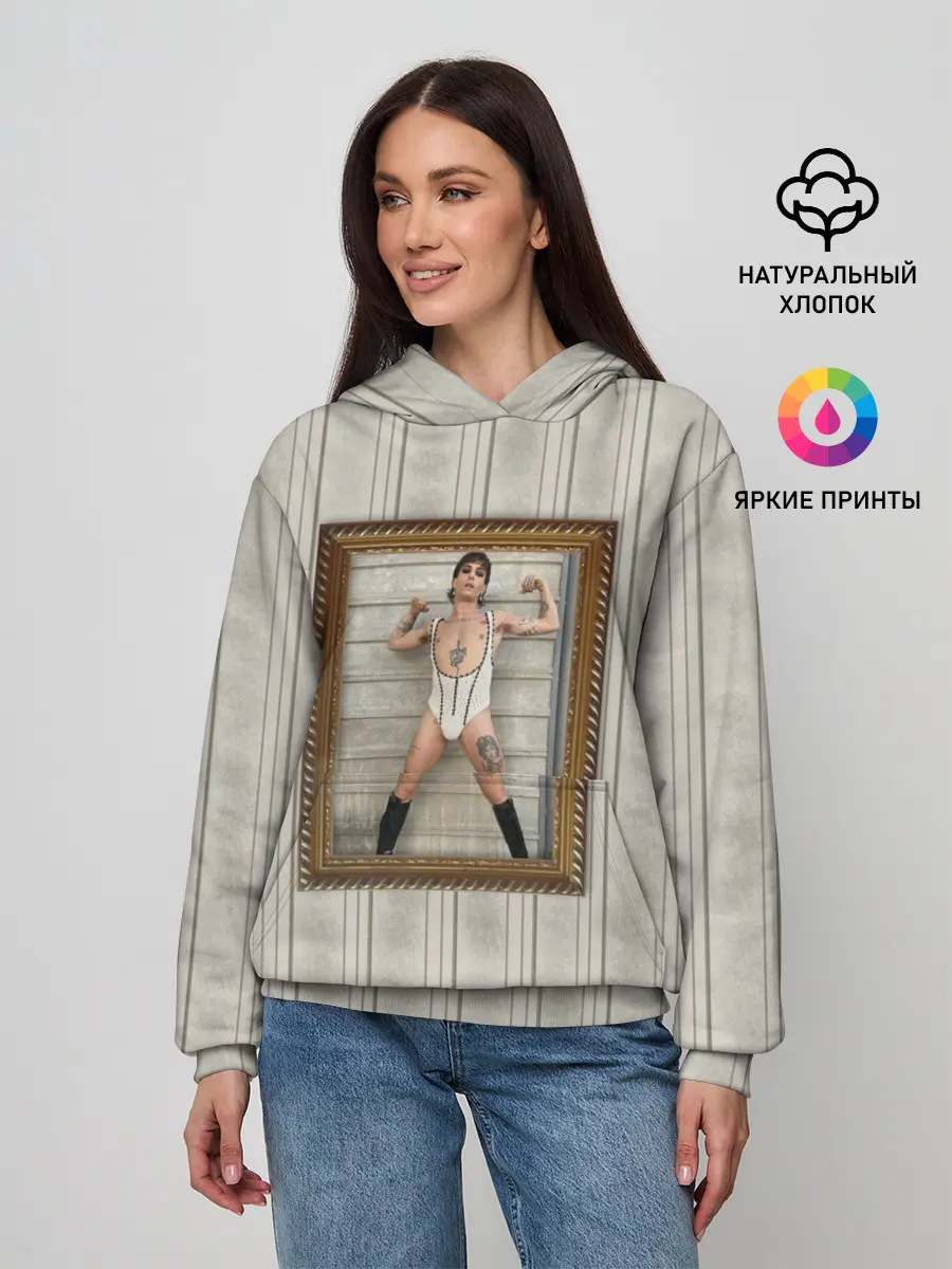 Женское худи / Damiano David in swimsuit