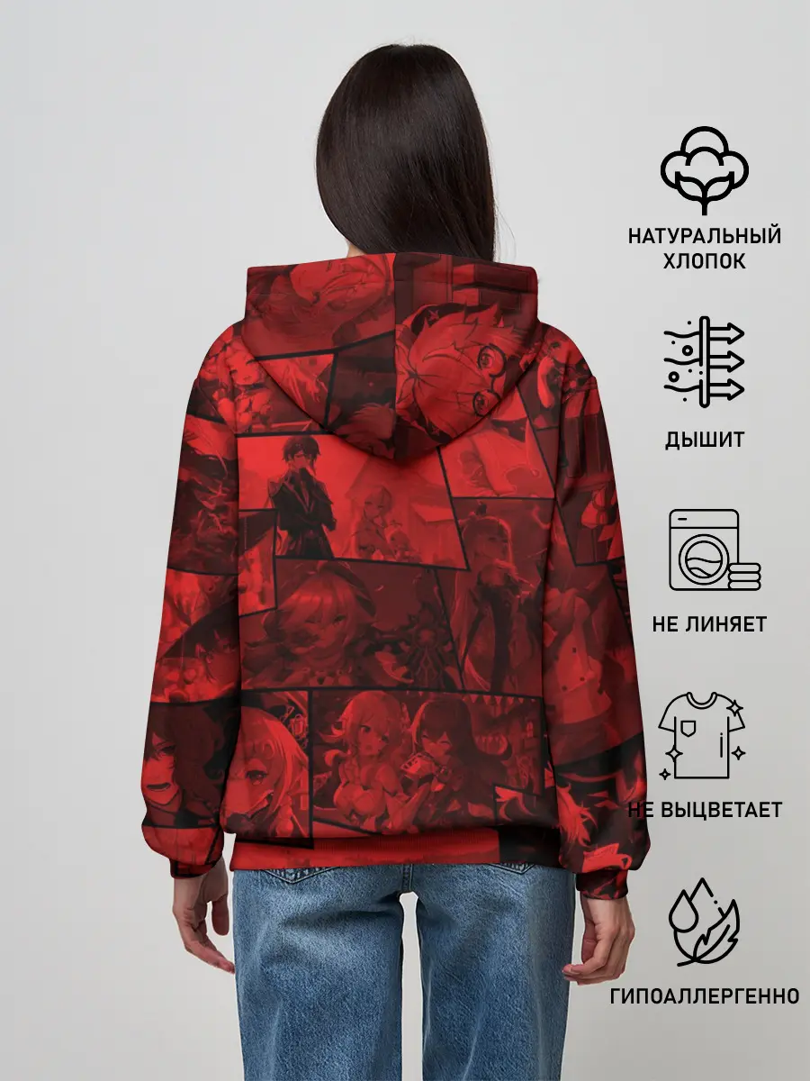 Женское худи / Венти | Genshin Impact