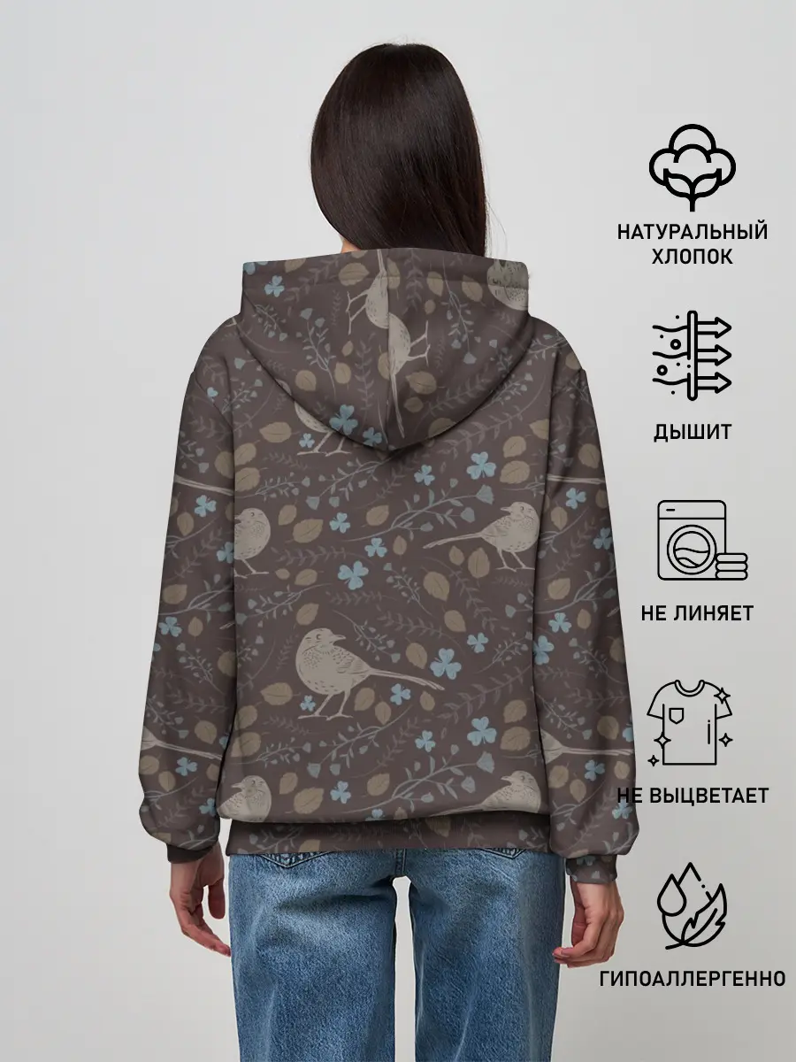 Женское худи / Осенняя абстракция