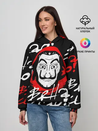 Женское худи / Бумажный дом, Белла чао