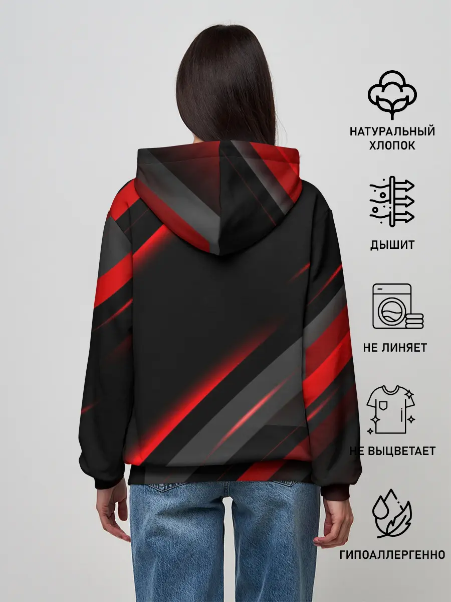 Женское худи / Геометрия митсубиси