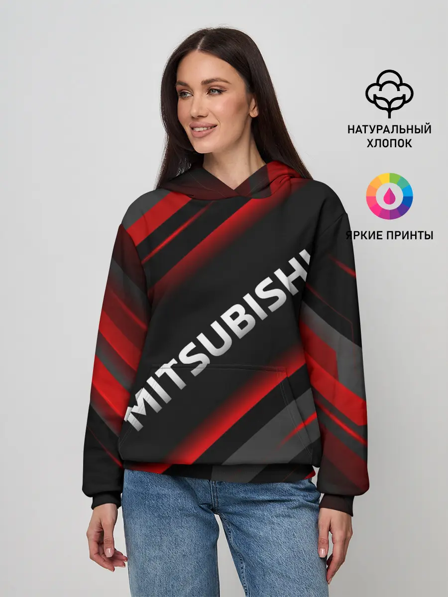 Женское худи / Митсубиси геометрия