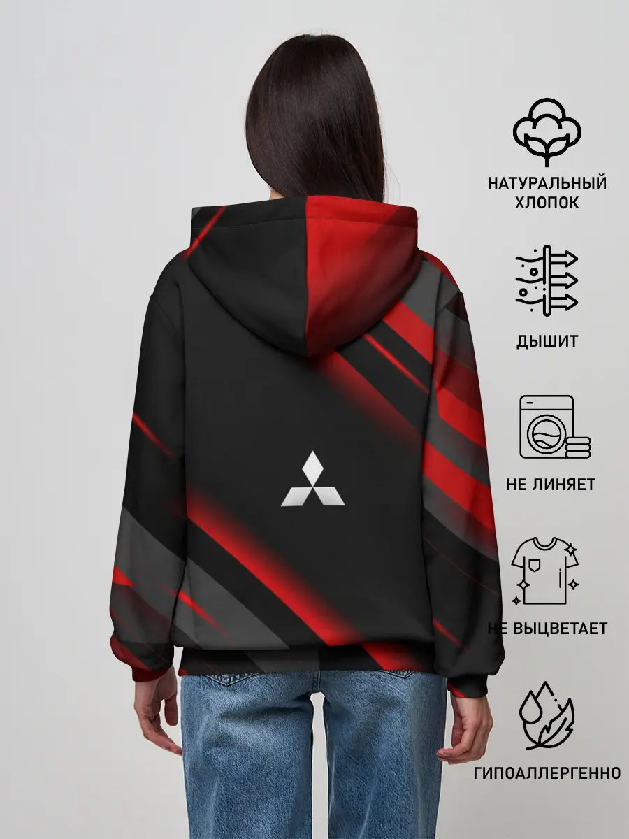 Женское худи / Митсубиси геометрия