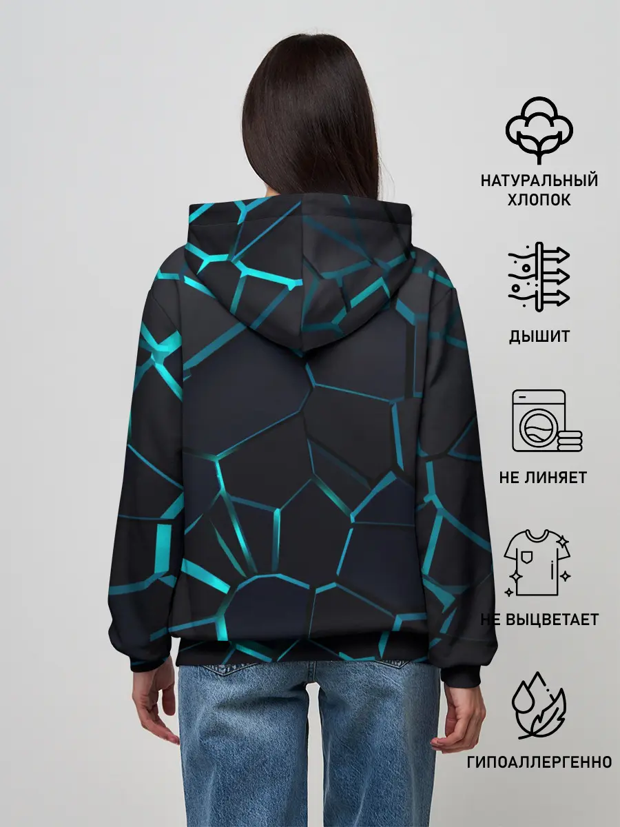 Женское худи / BMW | 3D плиты с подсветкой