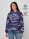 Женское худи / Космический абстрактный паттерн