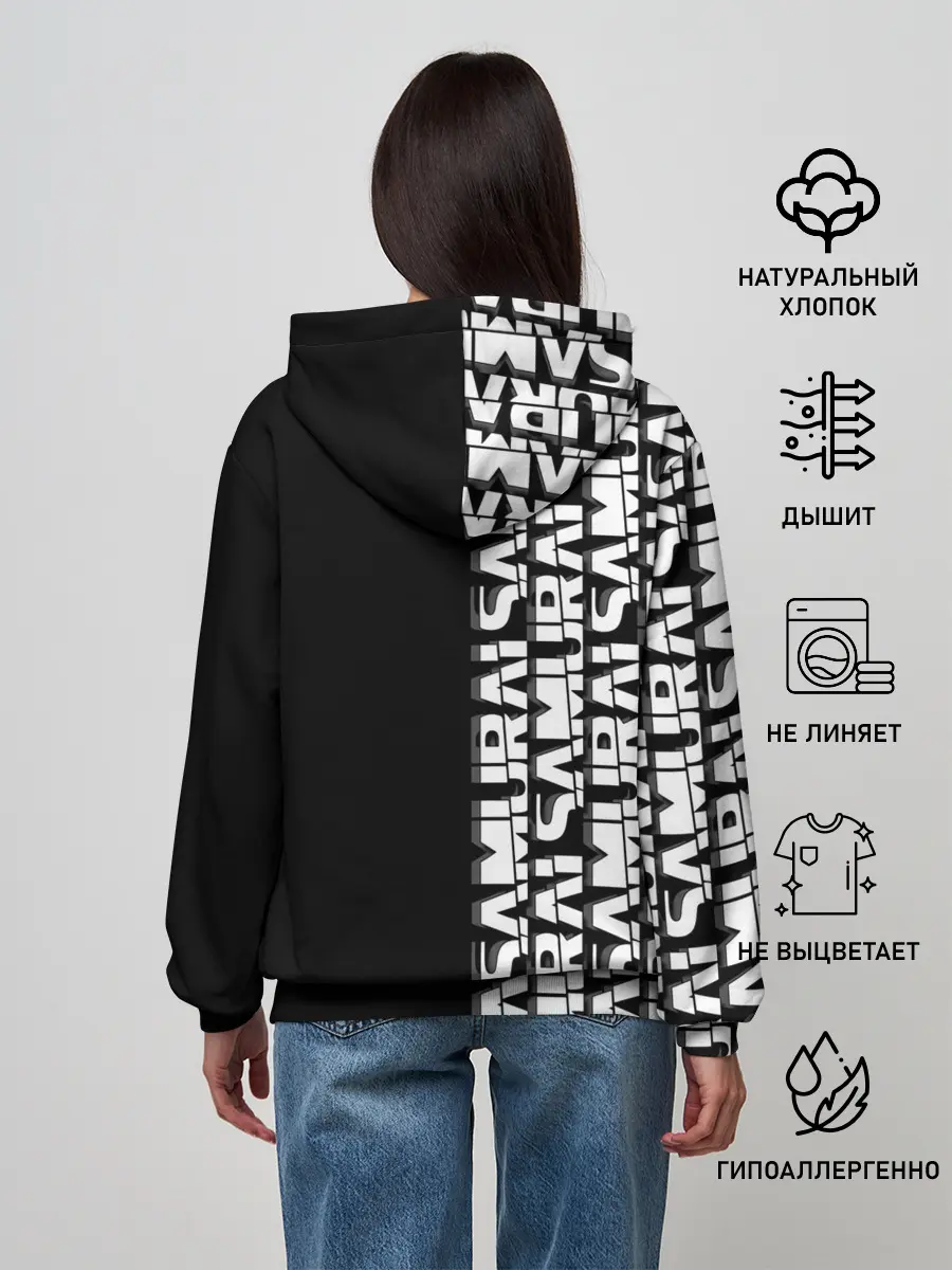 Женское худи / SAMURAI | CYBERPUNK 2077 | КИБЕРПАНК