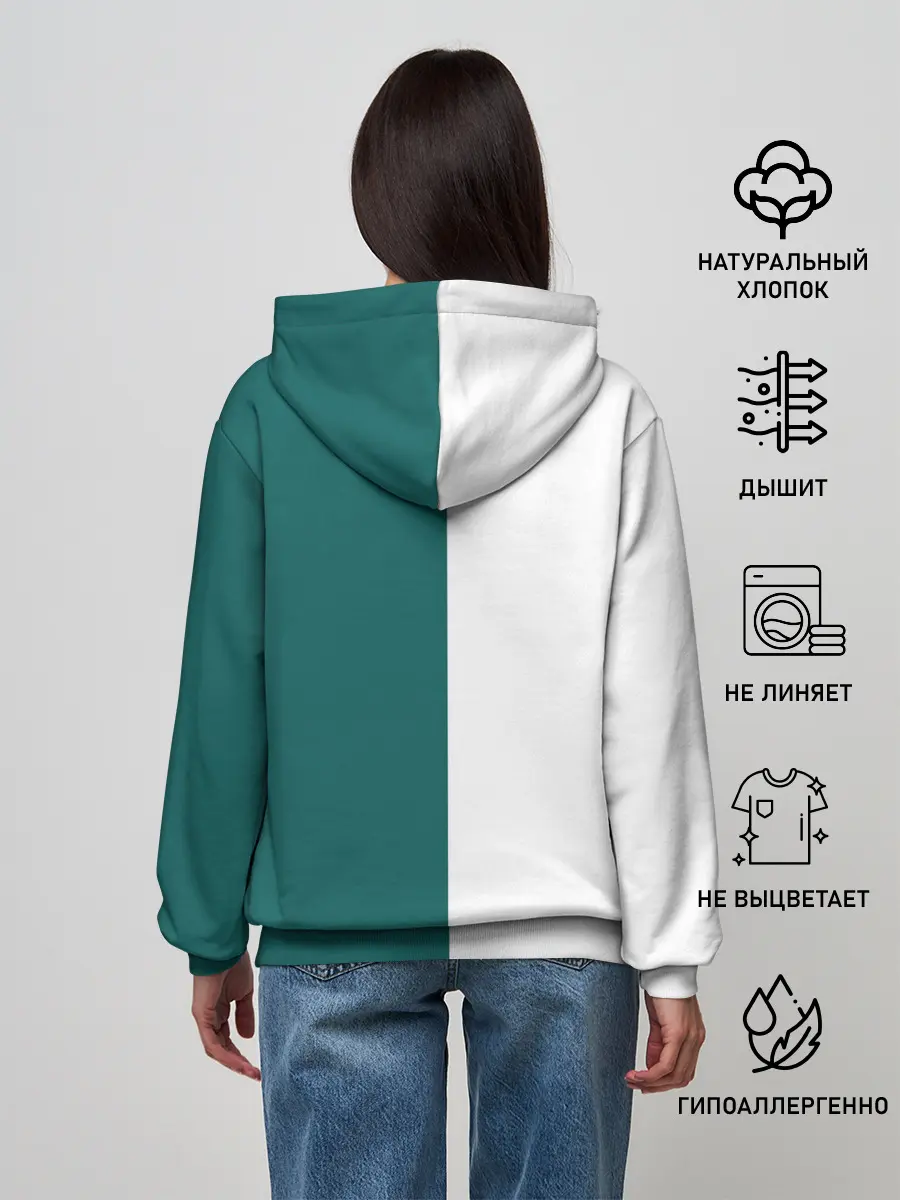 Женское худи / ИГРА В КАЛЬМАРА | РУС ЛОГО