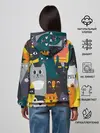 Женское худи / крутые коты