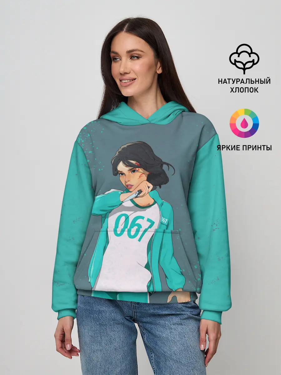 Женское худи / 067 | Кан Сэ Бёк с ножом