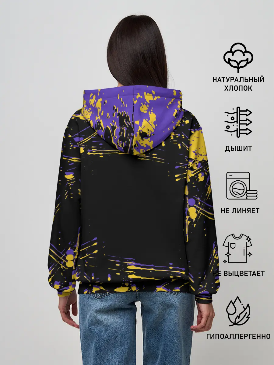 Женское худи / Los angeles lakers NBA