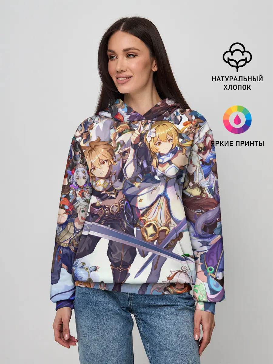 Женское худи / GENSHIN IMPACT ПЕРСОНАЖИ