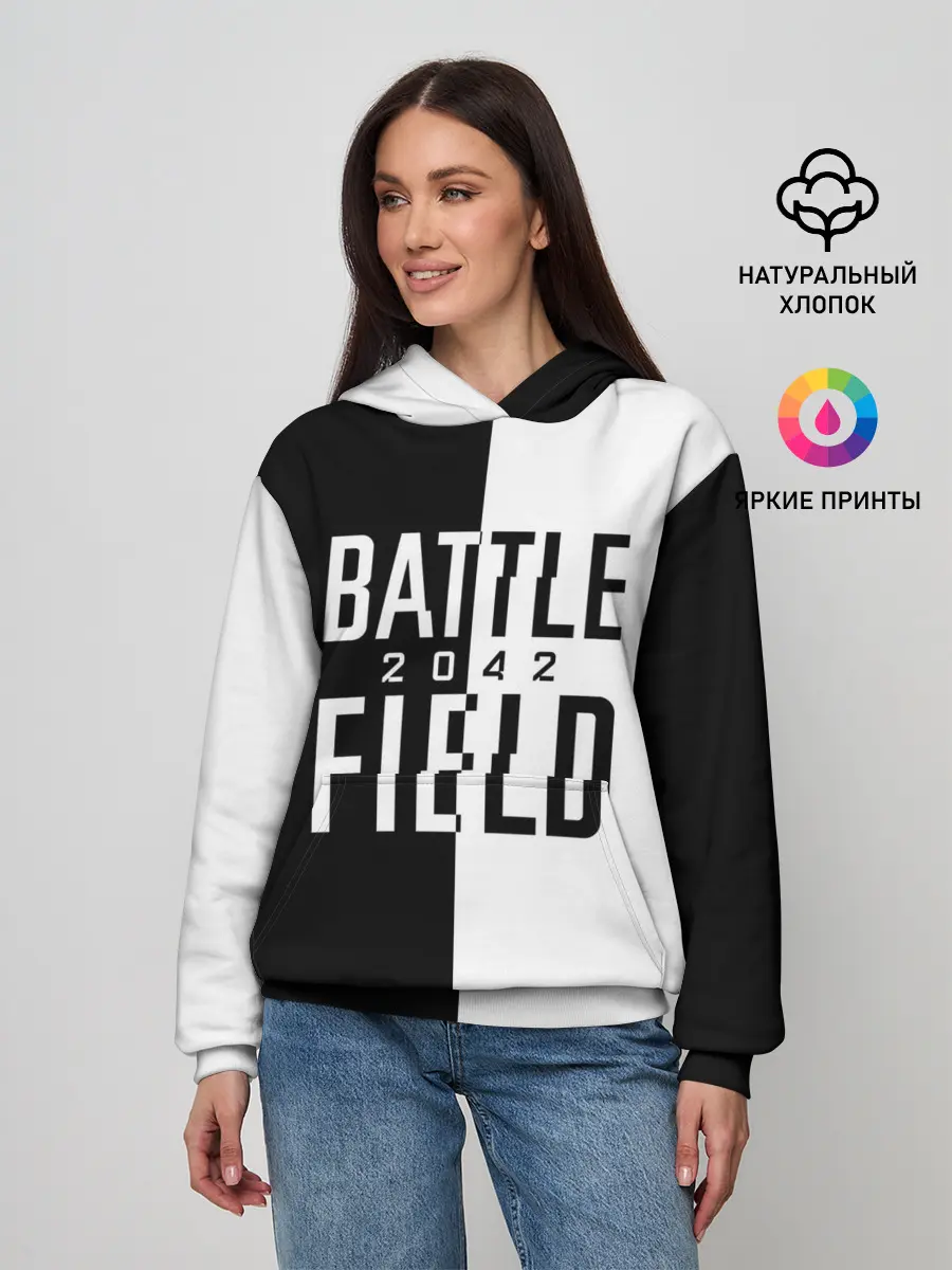 Женское худи / БАТЛФИЛД 2042 | ЛОГОТИП