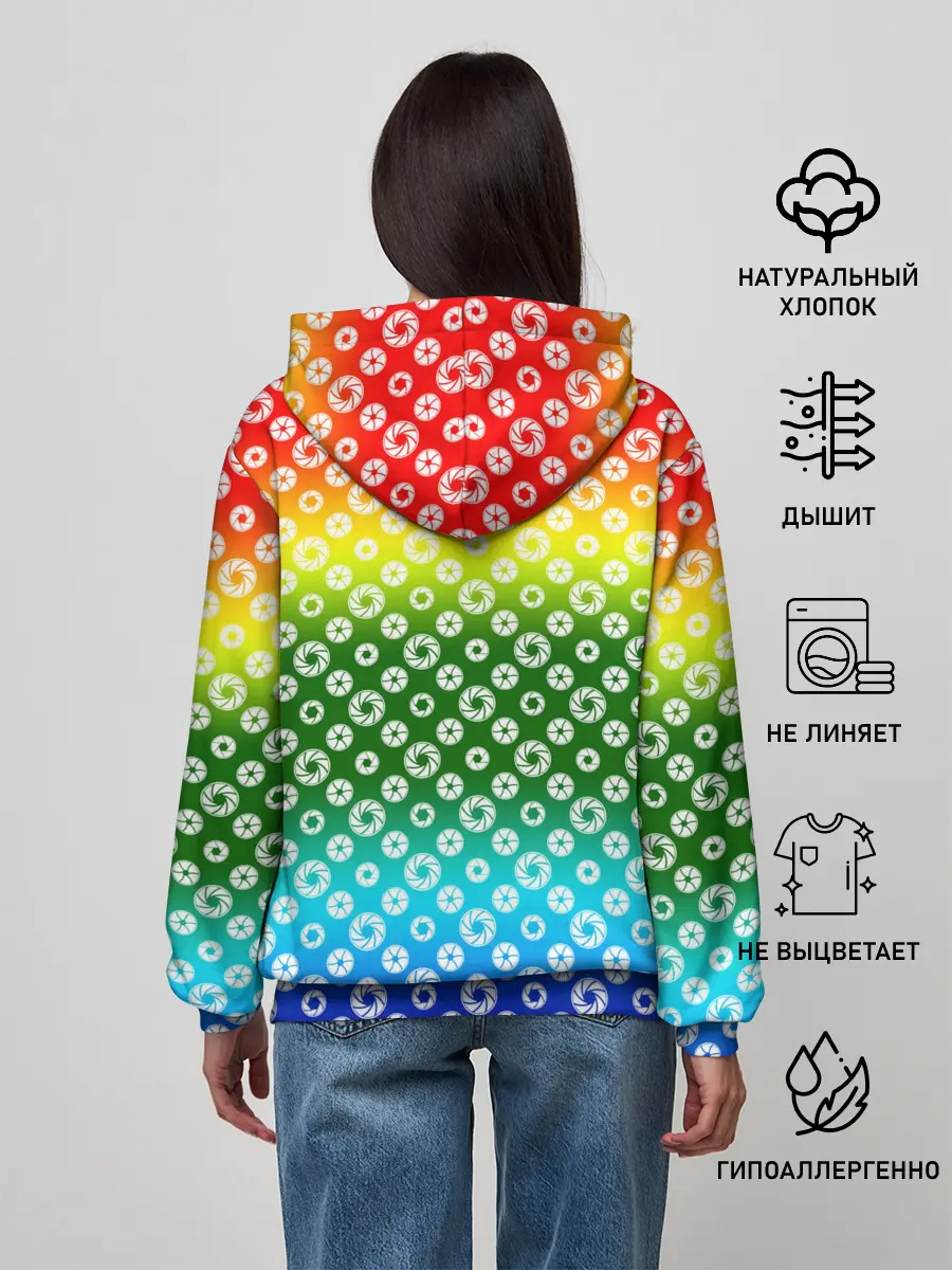 Женское худи / Для фотографов. RGB. Диафрагма.