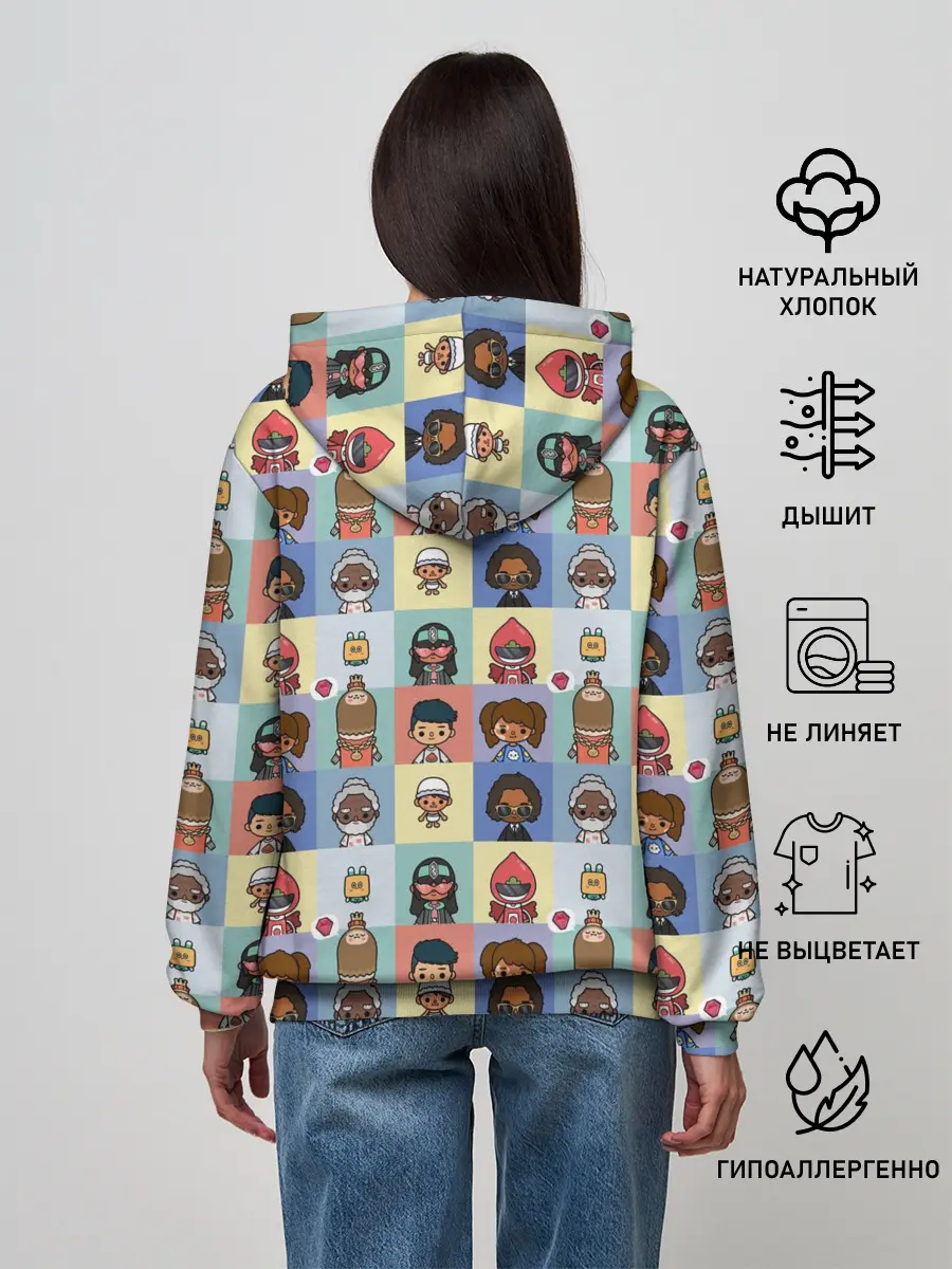 Женское худи / Toca Boca characters | Тока бока персонажи