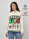 Женское худи / Toca Boca Рита, Зик, Нари, Леон