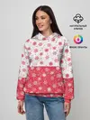 Женское худи / Снежинки